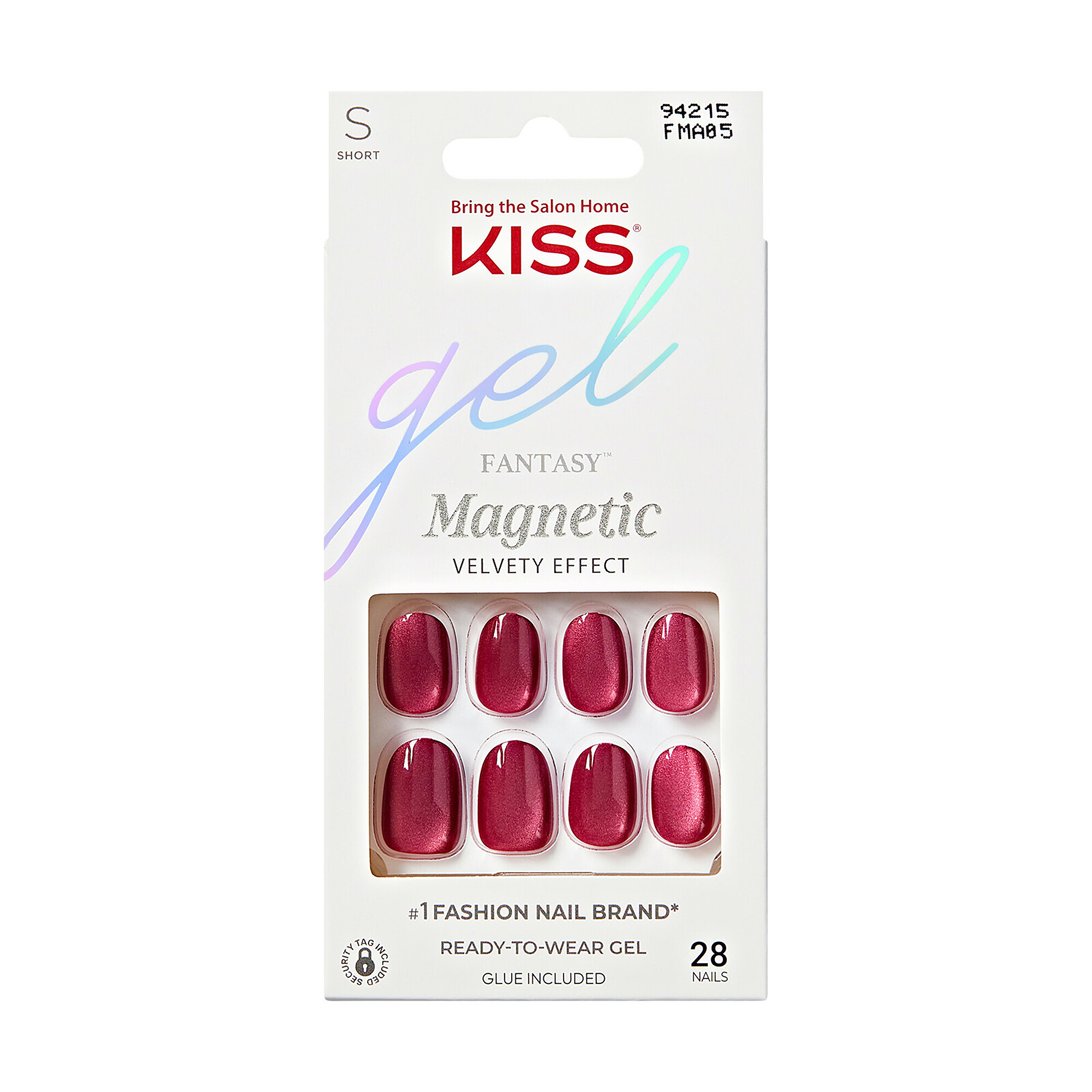 KISS Gelové nehty Gel Fantasy Magnetic (Set Us Free) 28 ks