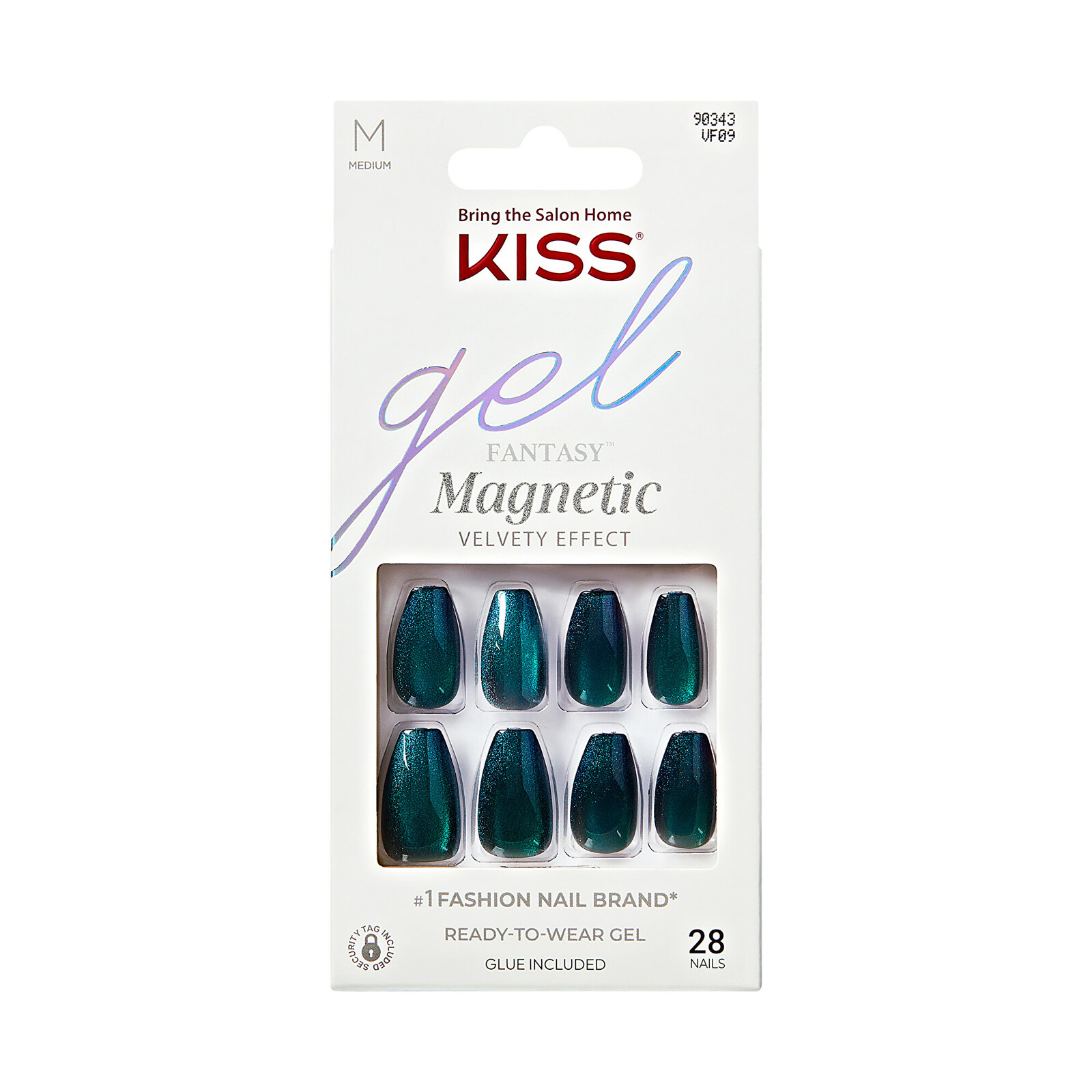 KISS Gelové nehty Gel Fantasy Magnetic (Chameleon) 28 ks