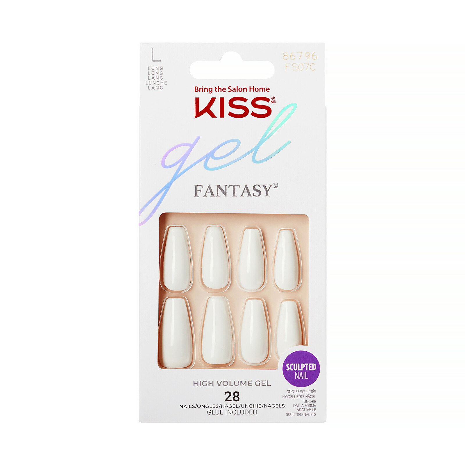 KISS Gelové nehty Gel Fantasy Nails (Trus Color) 28 ks