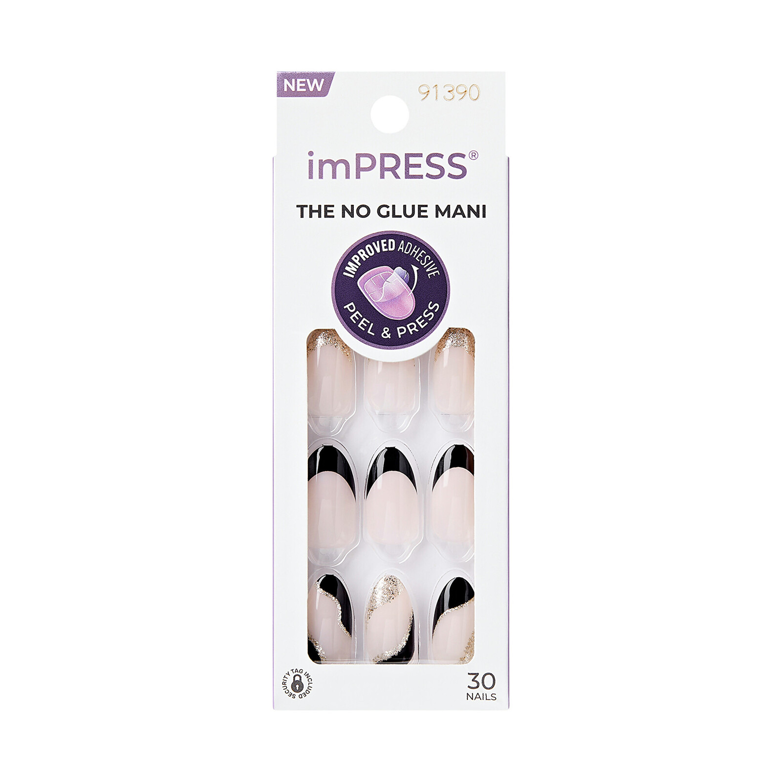 KISS Samolepící nehty imPRESS Nails (Illusion) 30 ks