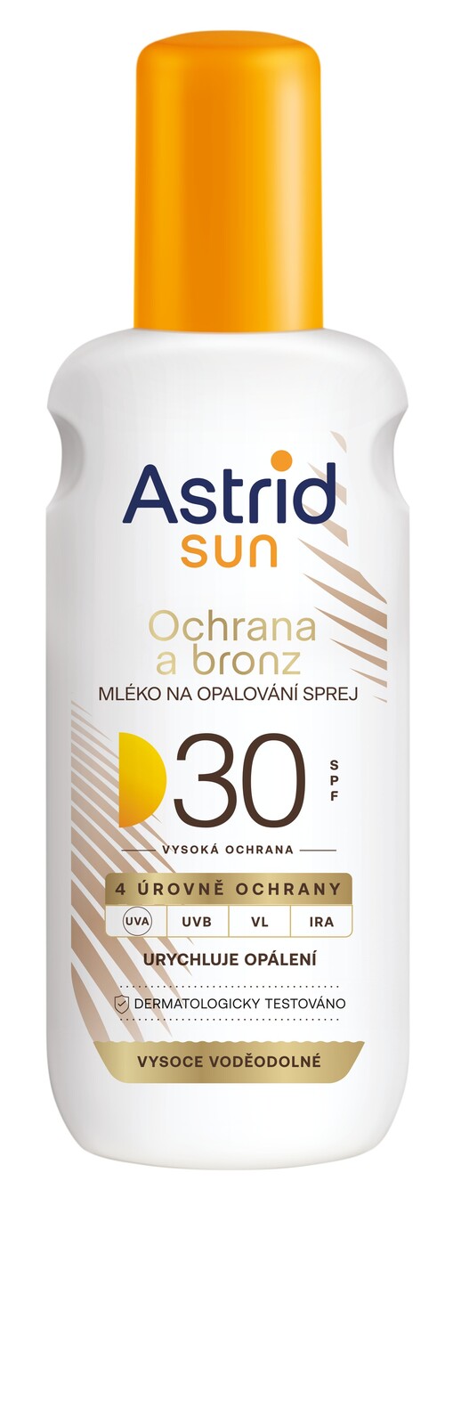 Astrid Mléko na opalování ve spreji Bronz SPF 30 150 ml