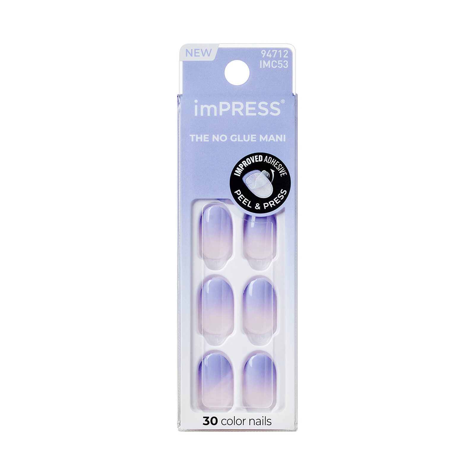 KISS Samolepící nehty imPRESS Color Nails (Friendzone) 30 ks