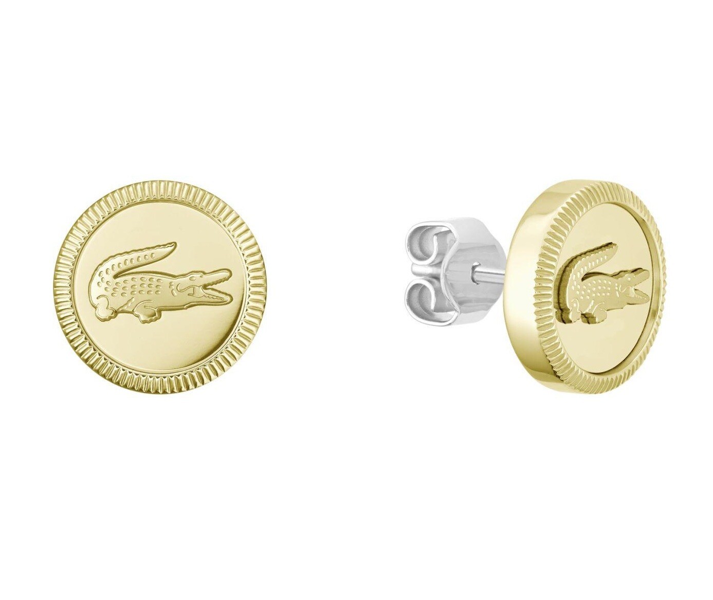 Lacoste Pozlacené náušnice s krokodýlem Memento 2040422