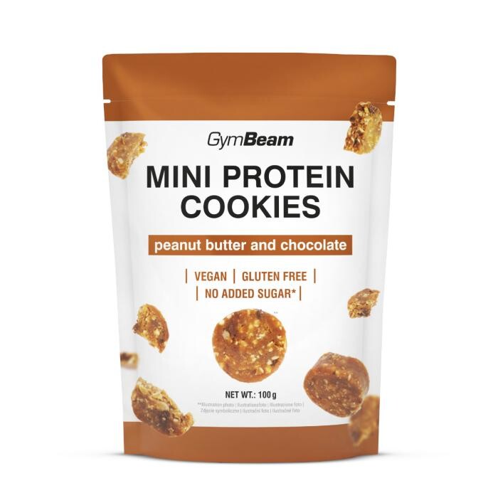 GymBeam Mini Protein Cookies 20 x 100 g