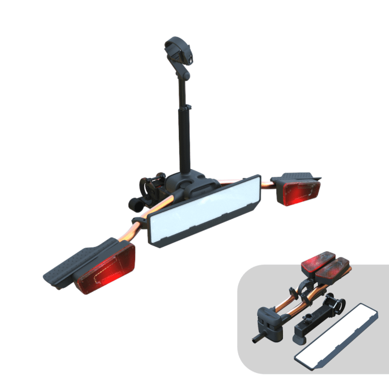 Nosič kol na tažné zařízení TMK Fly 01 (oranžový) + vak