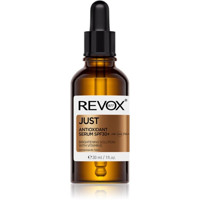 Revox B77 JUST Antioxidant Serum SPF 30+ rozjasňující pleťové sérum SPF 30 30 ml