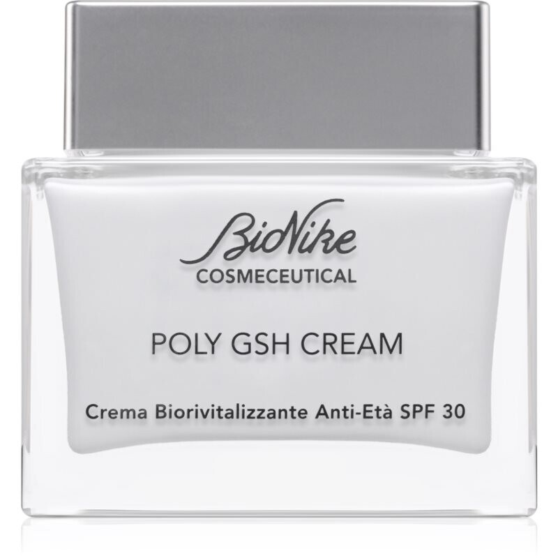 BioNike Cosmeceutical POLY GSH CREAM obnovující krém proti stárnutí pleti SPF 30 50 ml