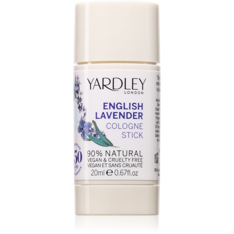 Yardley English Lavender tuhý deodorant s parfemací 20 ml