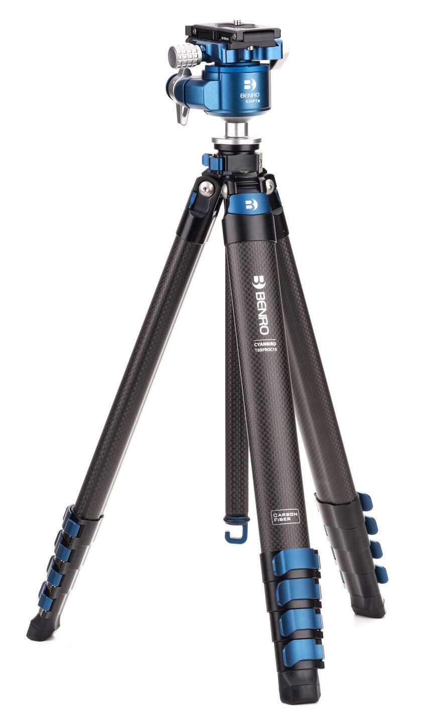 Benro BlackBird Carb stativ + G36PT hlava + PMM70 Plate
