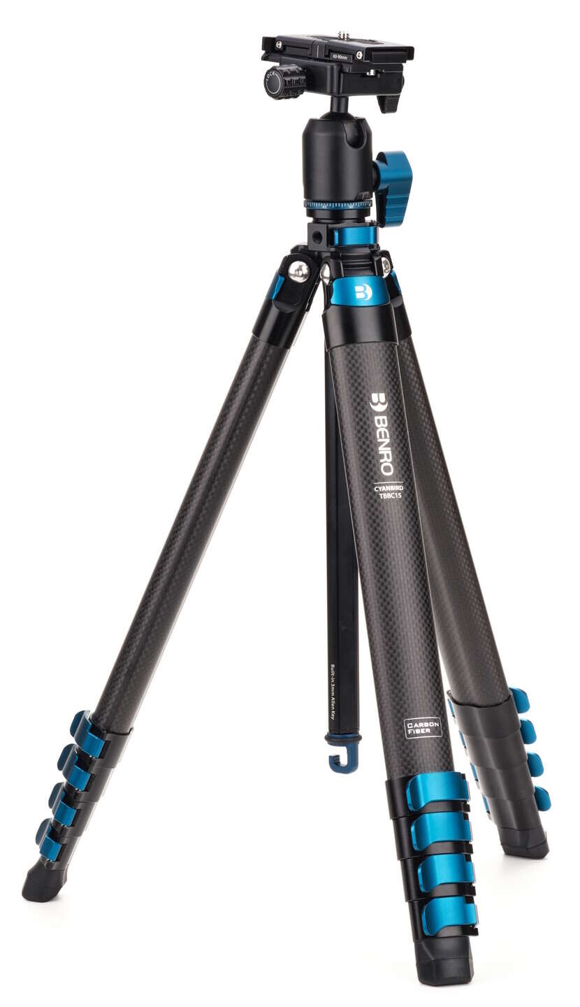 Benro BlackBird Carb stativ + N00P hlava + PMM70 Plate