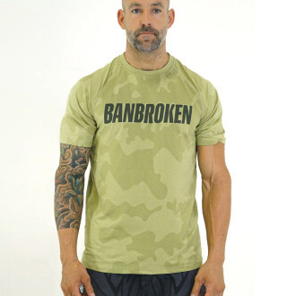 Banbroken  tričko Banbroken Ubuntu Camp - zelené B47_MEN_UBU_CAMPA