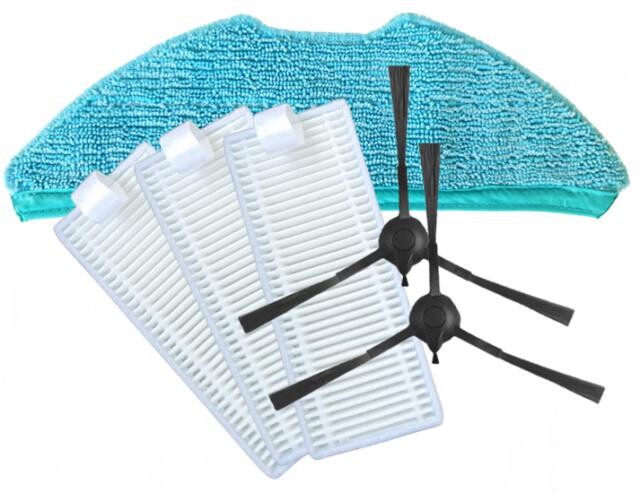 6ks Sada HEPA filtry, kartáče a mop pro PHILIPS HomeRun 2000/3000, TP-Link Tapo RV10/RV30 Plus