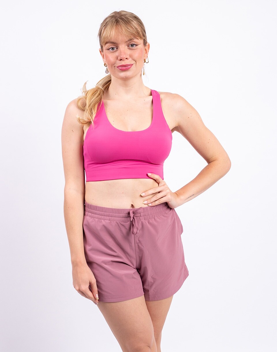 Patagonia W's Maipo Mid Impact Bra Luminous Pink XS