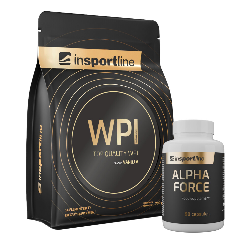 inSPORTline WPI Protein 700g + AlphaForce, 90 kapslí vanilka