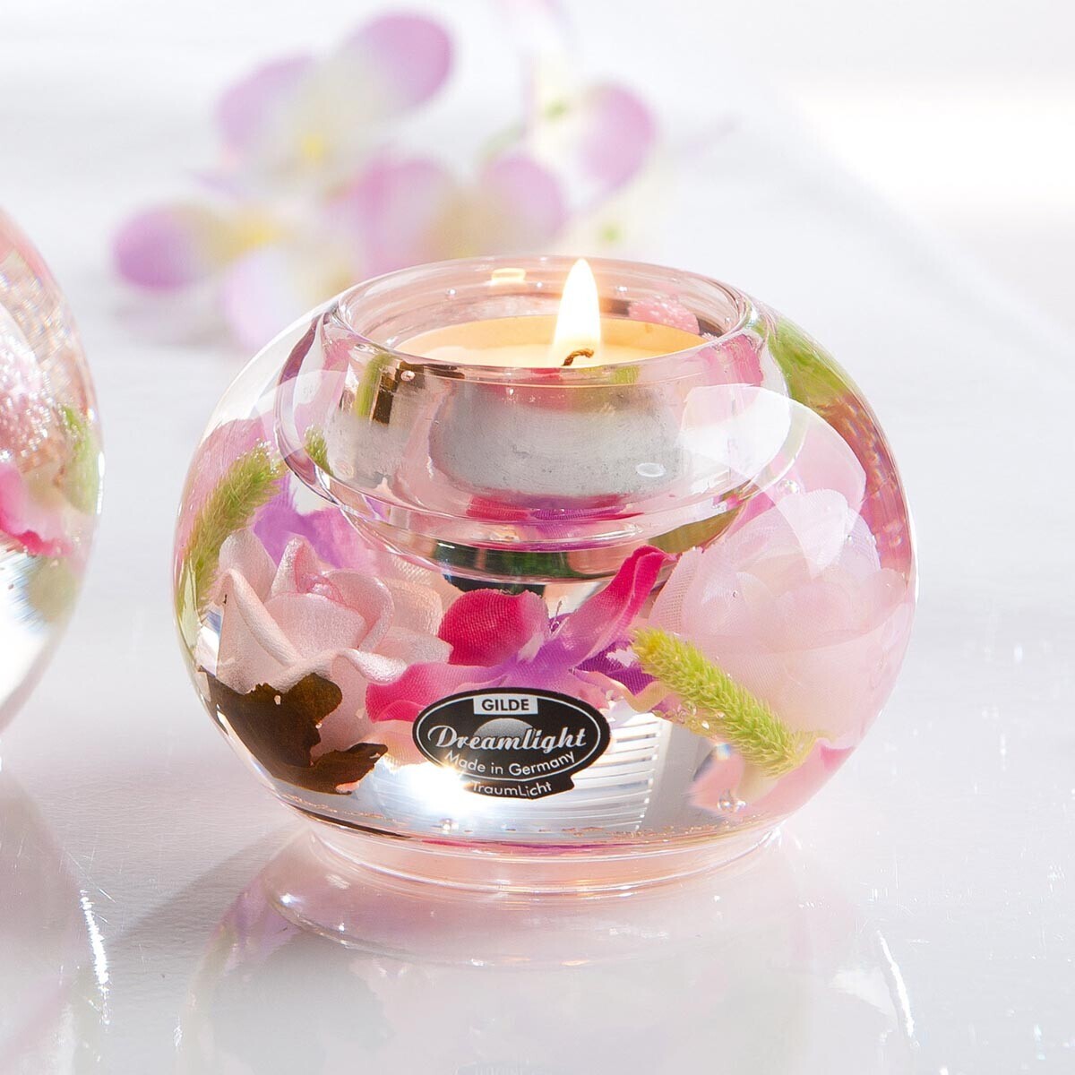 Gilde Svícen Mercur Smart - růžové květy