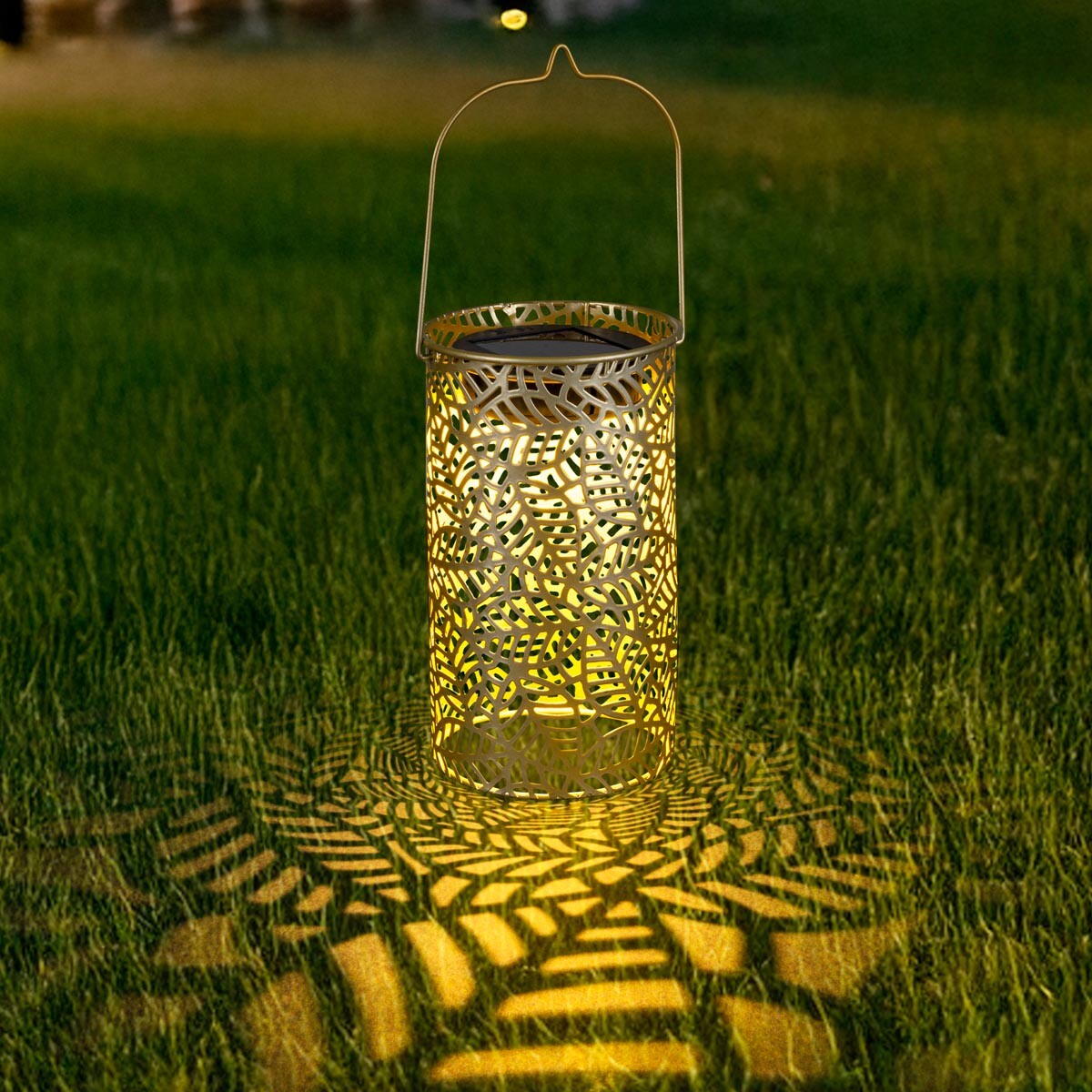 Haushalt international Solární lucerna Zlatá záře