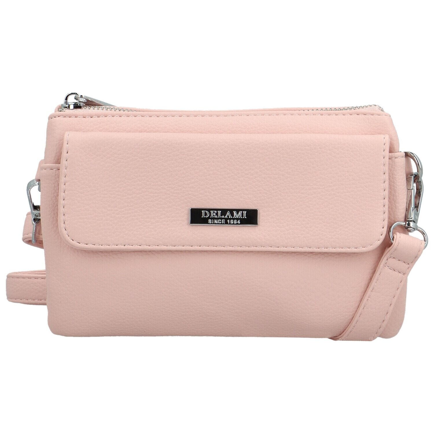 Módní dámská crossbody kabelka Delami Tiny Muse, růžová