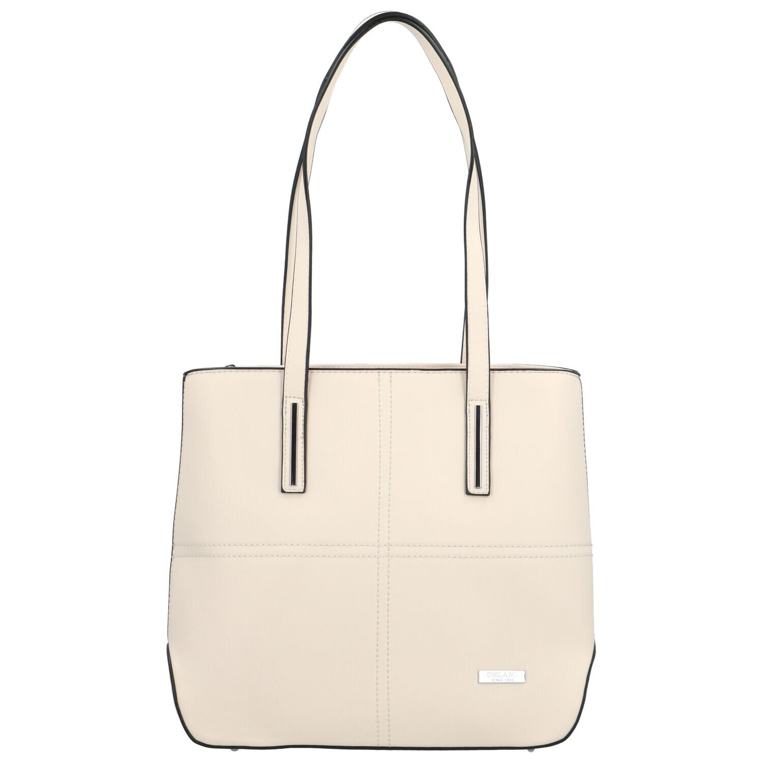 Moderní dámská kabelka na rameno Delami Glimmer, pudrově růžová