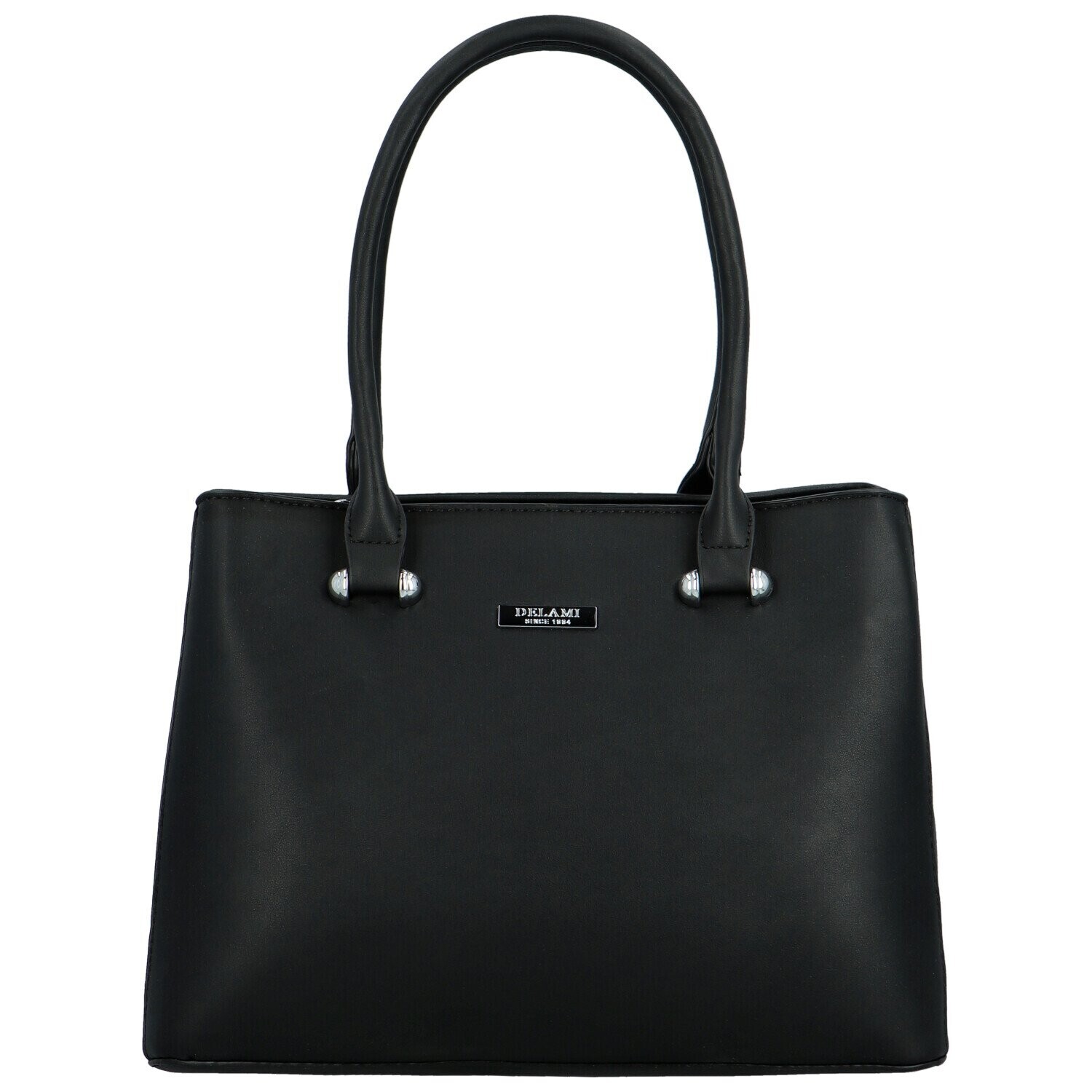 Luxusní dámská kabelka na rameno Delami Sophia Luxe, černá
