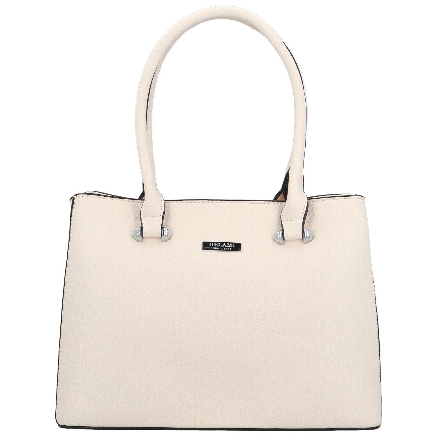 Luxusní dámská kabelka na rameno Delami Sophia Luxe, pudrová