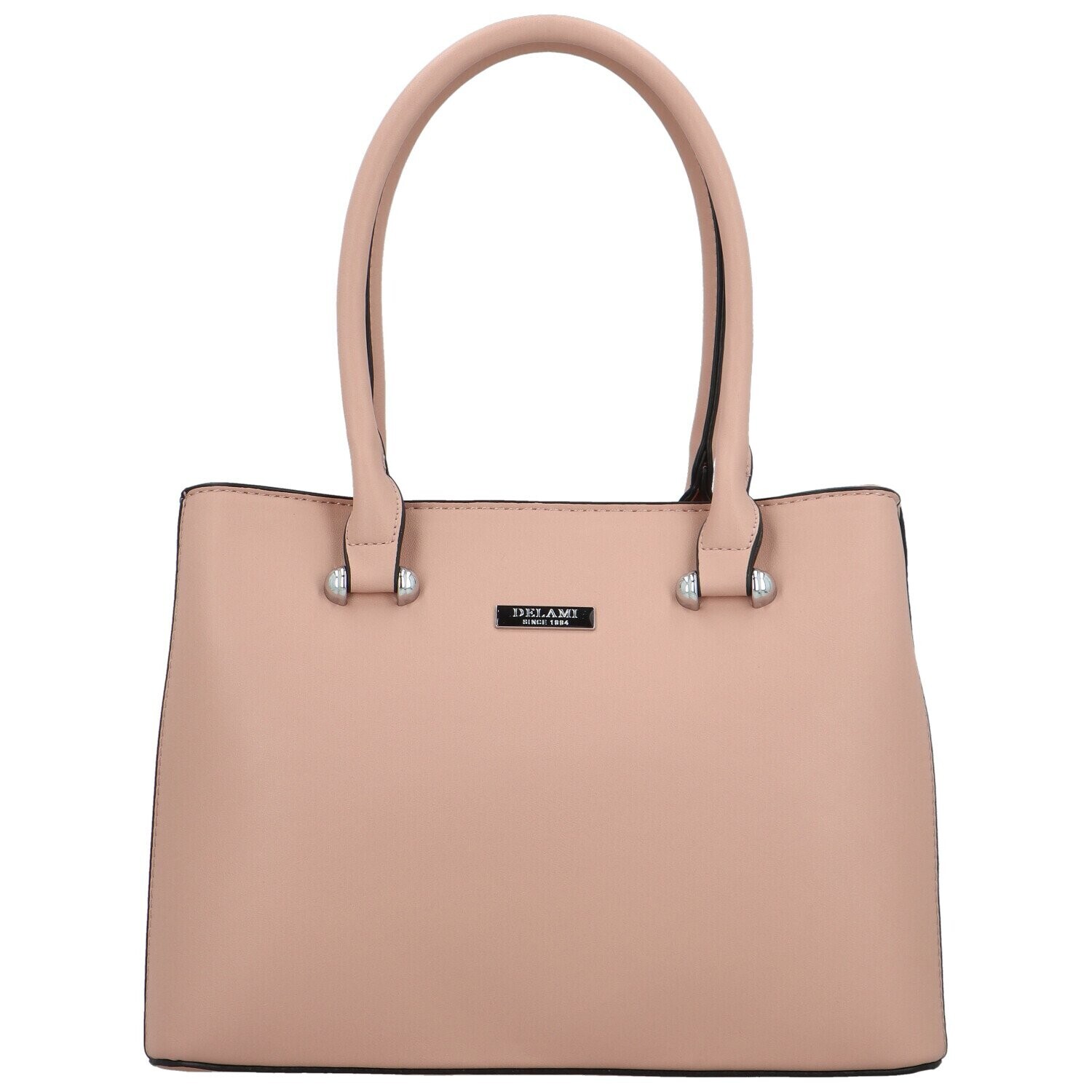 Luxusní dámská kabelka na rameno Delami Sophia Luxe, růžová