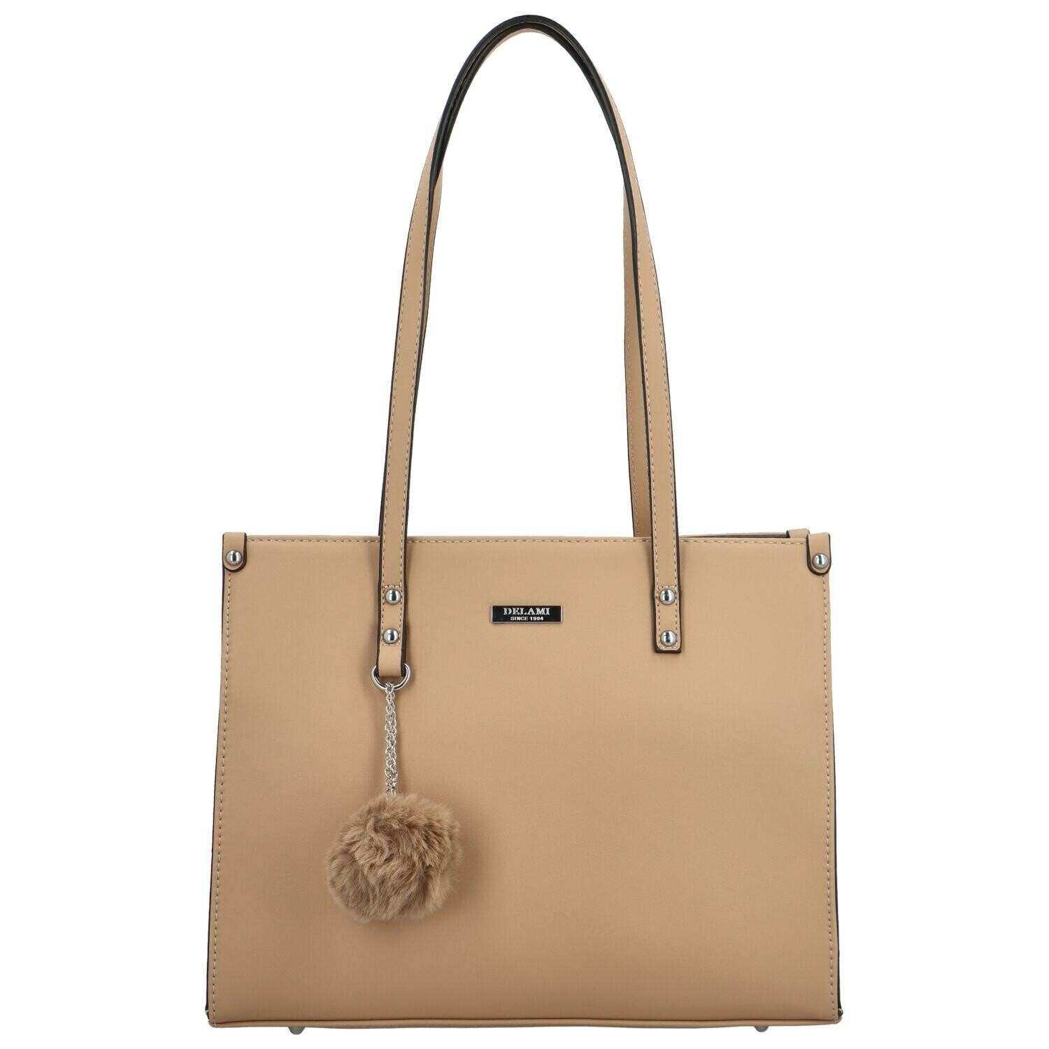 Trendy dámská kabelka na rameno Delami Sabin, béžová
