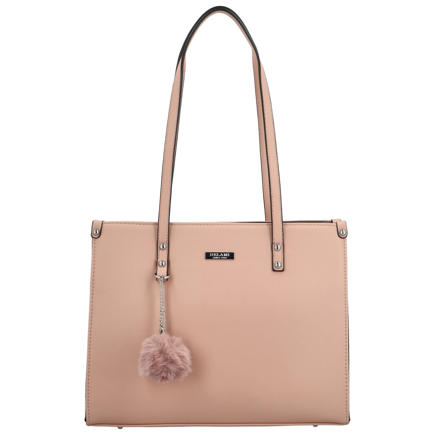 Trendy dámská kabelka na rameno Delami Sabin, růžová