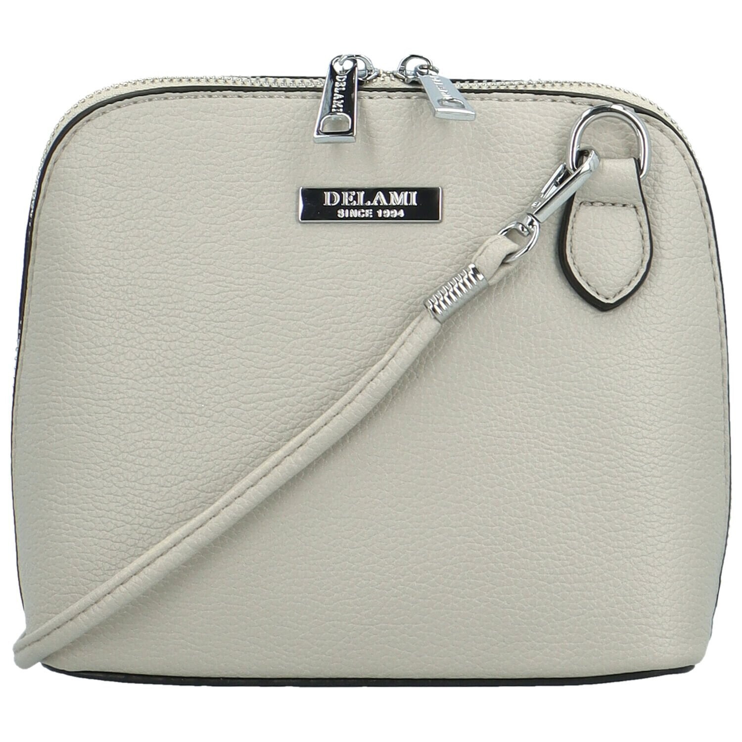 Stylová dámská crossbody kabelka Delami Petite Muse, světle šedá