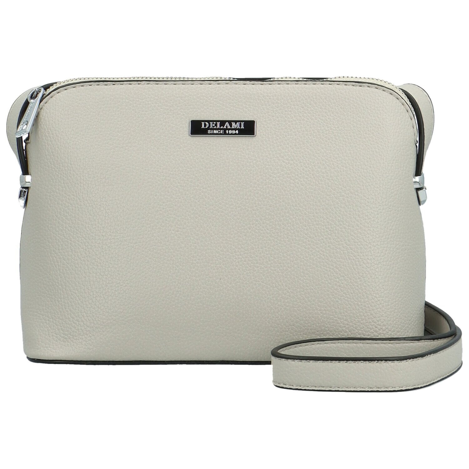 Módní dámská crossbody kabelka Delami Glamore, světle šedá
