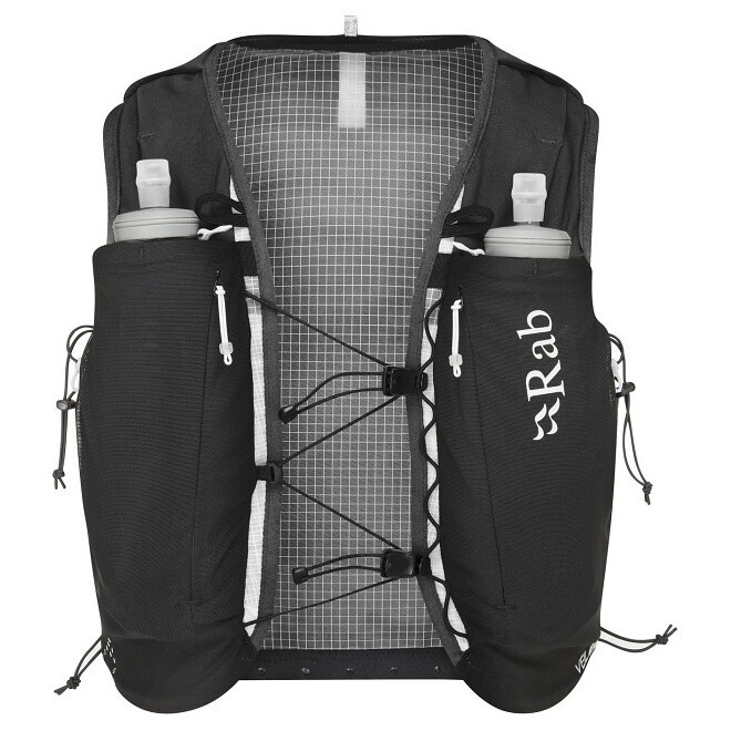 Běžecká vesta Rab Veil 12 Velikost: S / Barva: černá