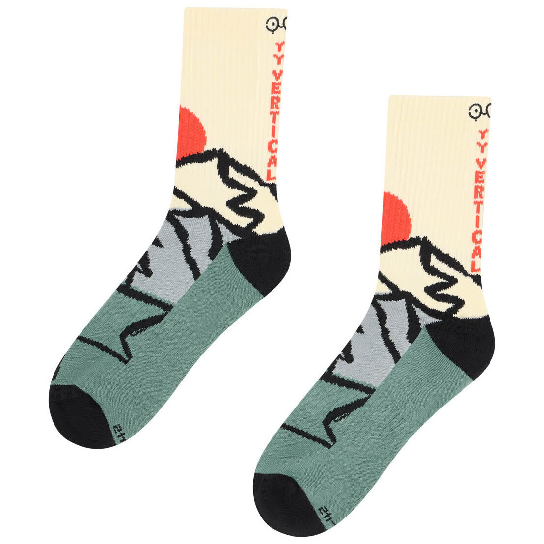 Ponožky YY VERTICAL Mountain Origin Velikost ponožek: 39-42 / Barva: béžová