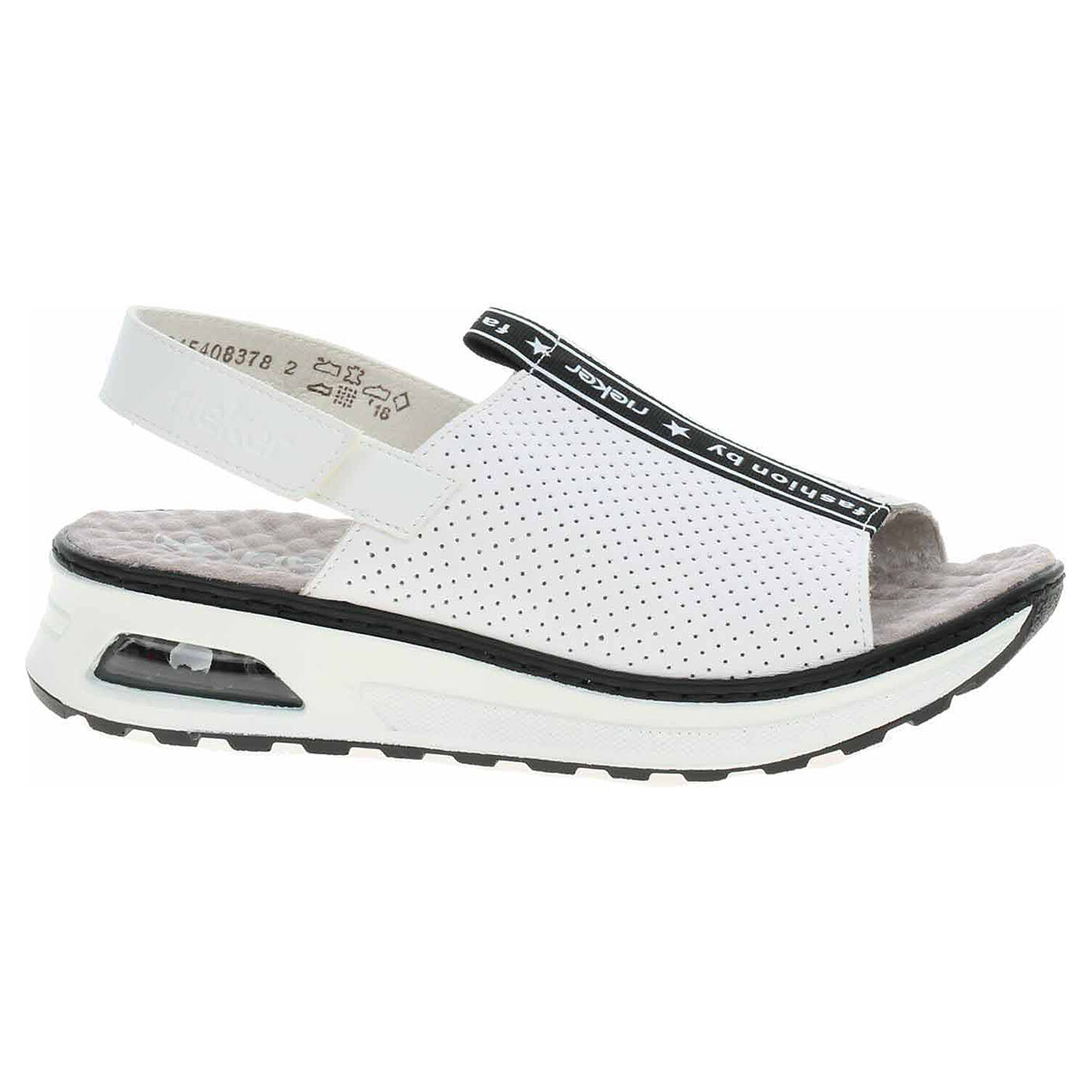 Ecco Dámské sandály Rieker 65615-80 weiss 23802019