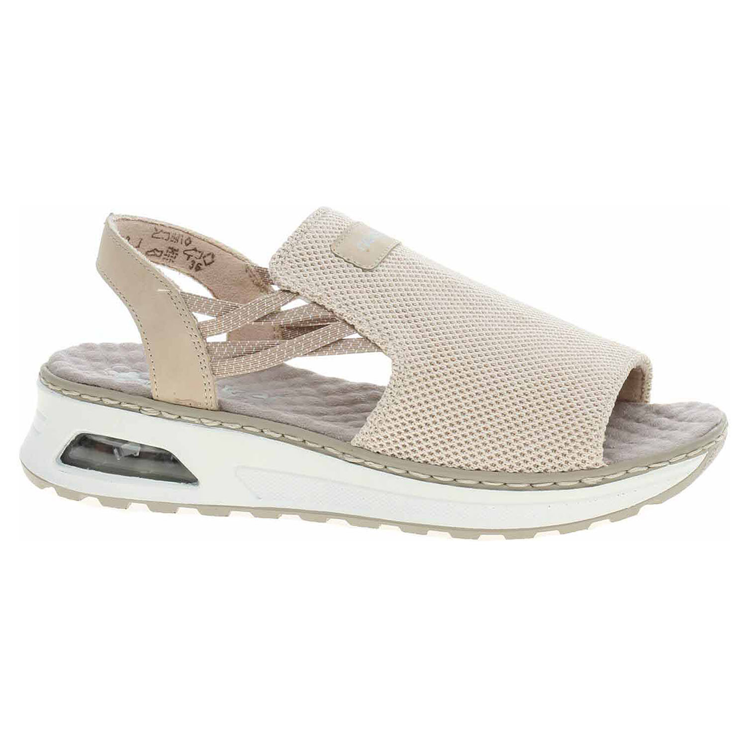 Ecco Dámské sandály Rieker 65661-60 beige 23802001