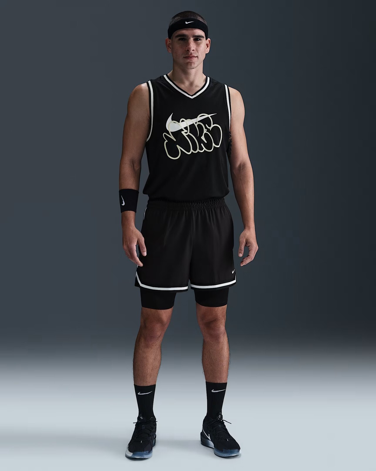 Nike Men Dri-Fit Basketball 2in1 4in Shorts S