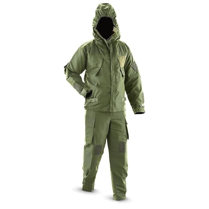 Chemický oděv britský Velká Británie NBC oliv Atombordel Velikost: Kalhoty 170/100 (Trousers MK IV) nové