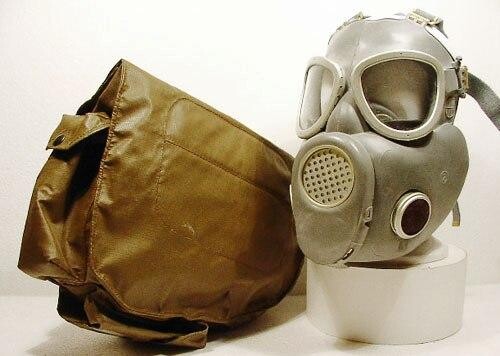 Plynová maska Polsko MP4 buldok (bulldog) MP-4 šedá Velikost: 2