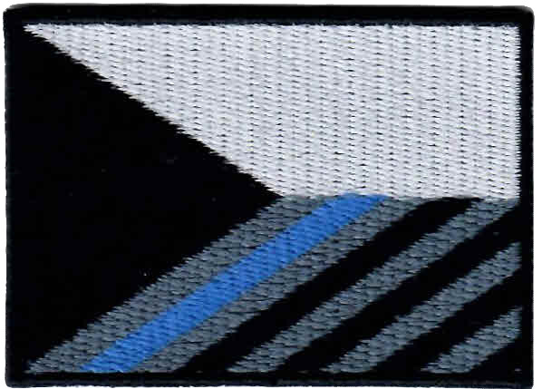 Nášivka ČR modrá linie velká A-13MSZ Velcro
