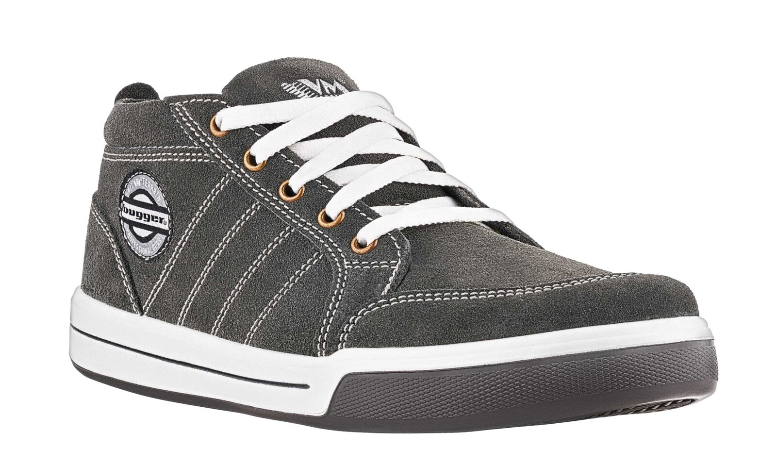 Polobotky pracovní obuv celokožená VM® Richmond Grey šedo-bílé Velikost: 38