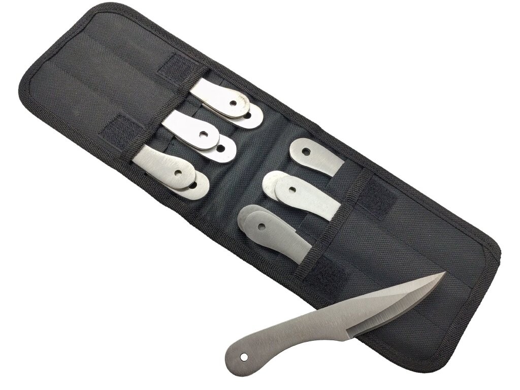 Nože házecí sada 12 vrhacích nožů