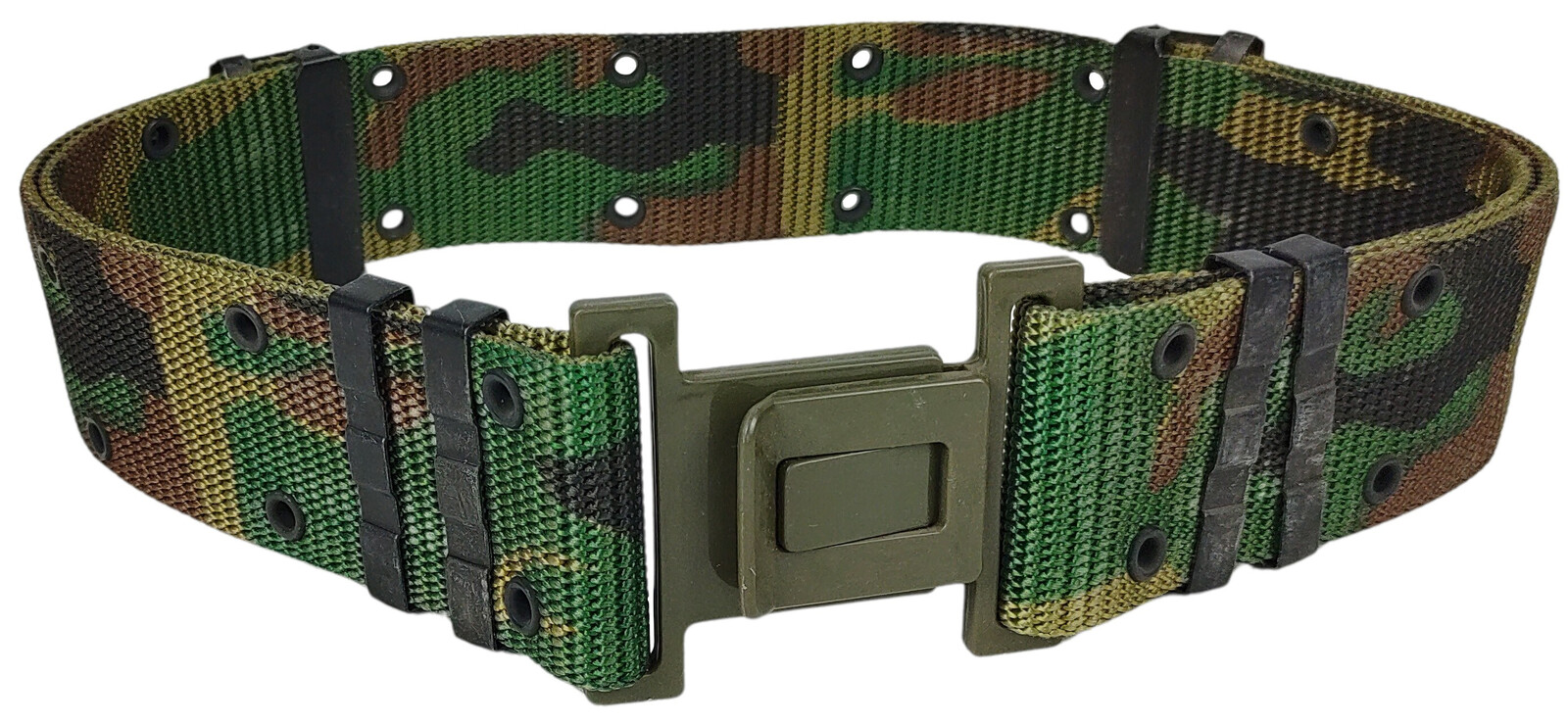 Opasek US LC2 Woodland použitý Velikost: délka 125 cm