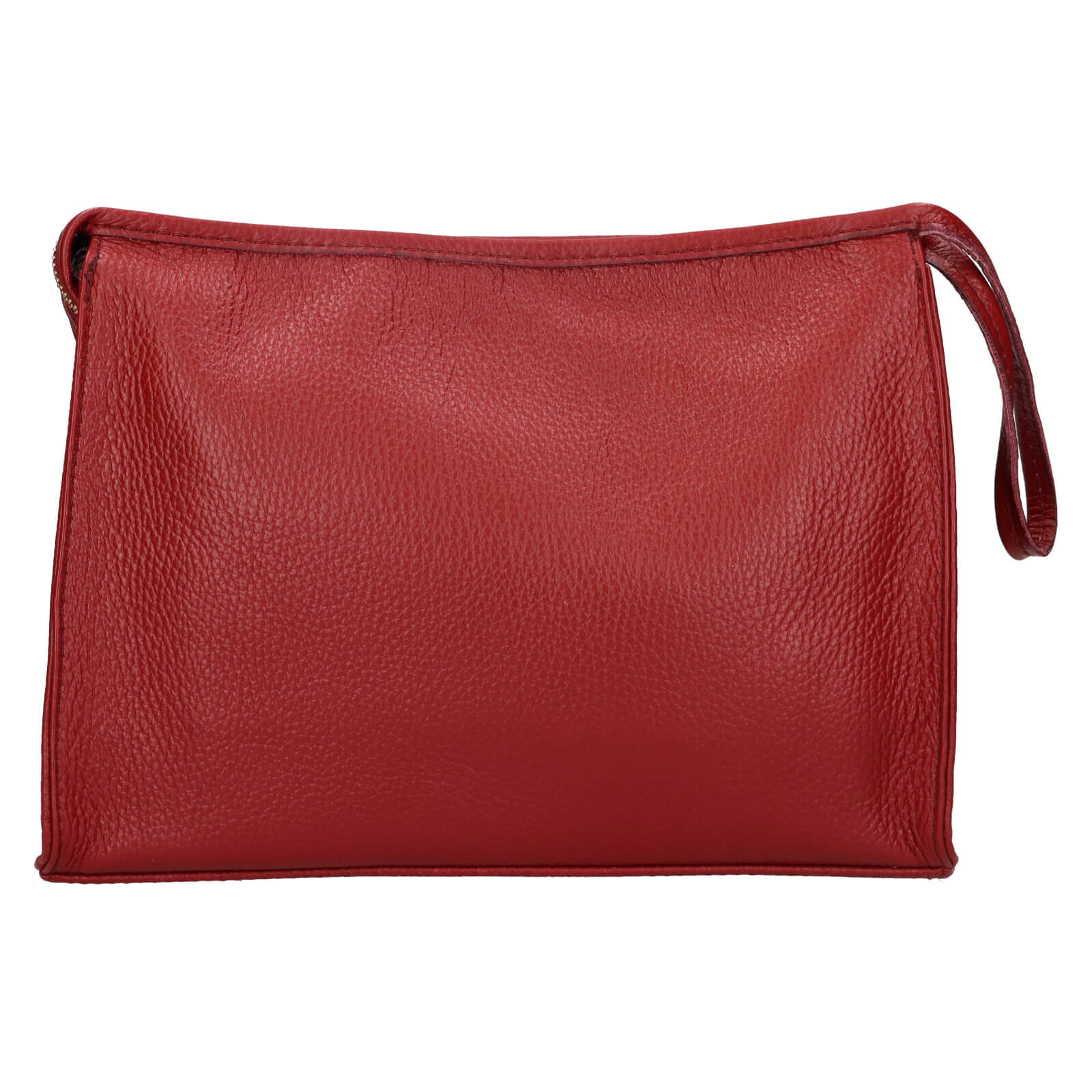 Dámská kožená crossbody kabelka Italia Gisell - tmavě červená