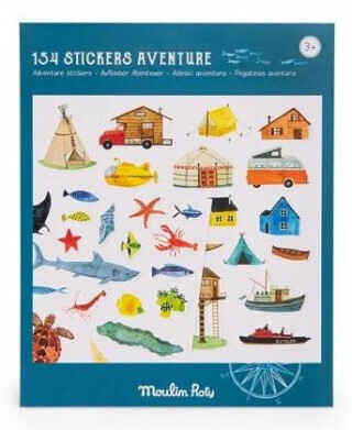 MOULIN ROTY Set samolepek Objevitel