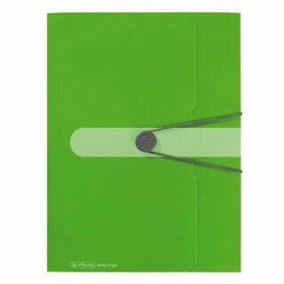 Herlitz - Desky s gumou A4 zelené, Easy