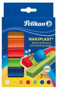Pelikan - Plastelína Nakiplast 7 barev