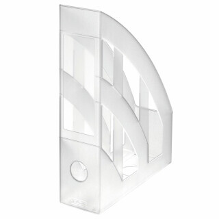 Herlitz - Stojan na spisy, matný, transparentní