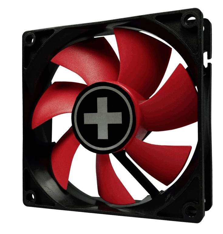 Xilence XPF92.R PC větrák s krytem černá, červená (š x v x h) 92 x 25 x 92 mm