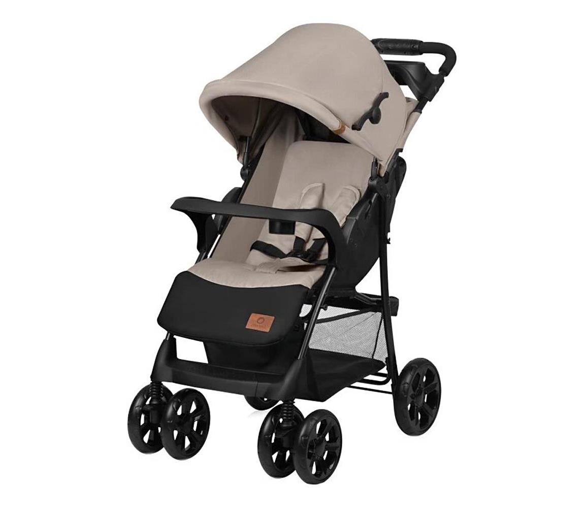 Lionelo Lionelo - Sportovní kočárek EMMA PLUS béžová/černá