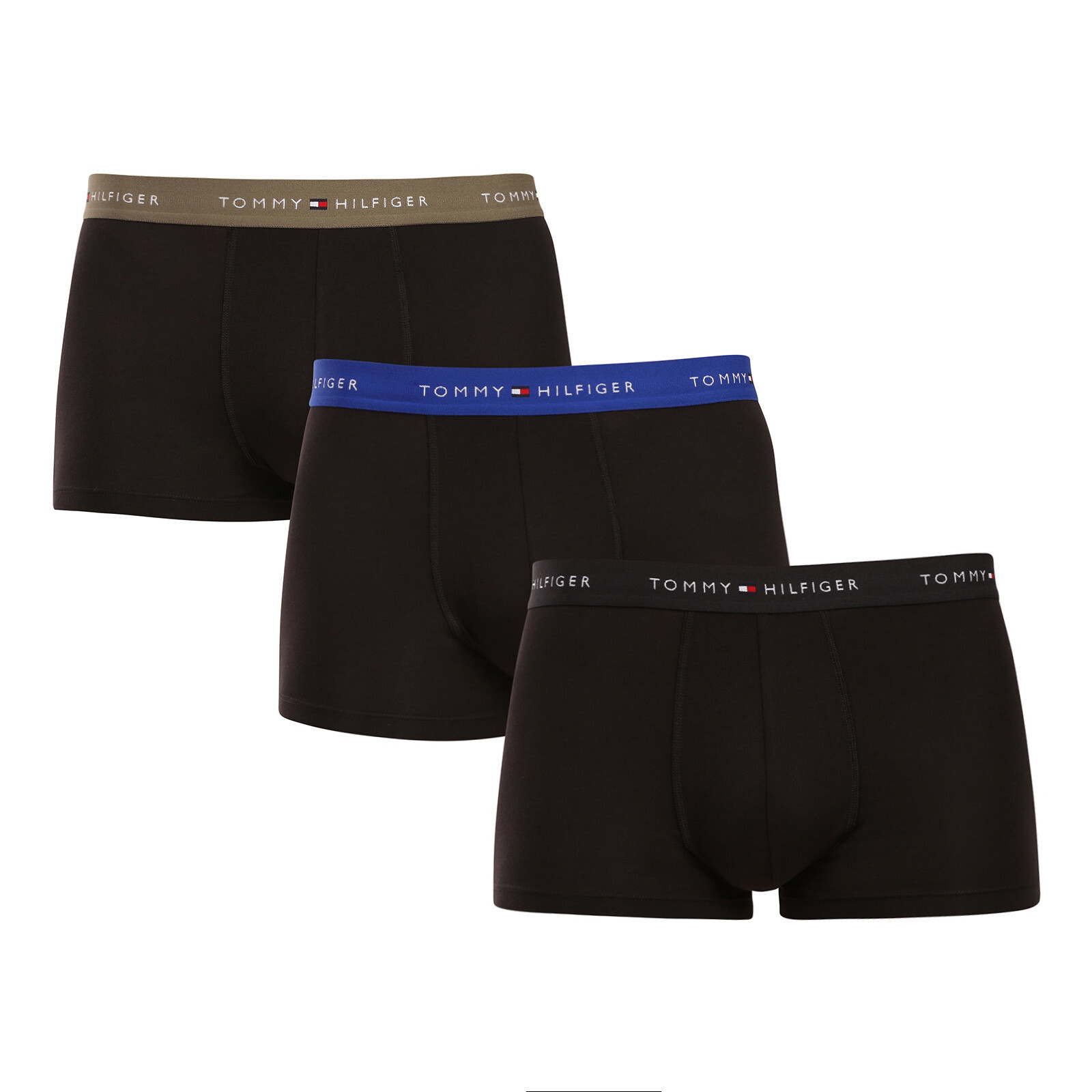 3PACK pánské boxerky Tommy Hilfiger černé (UM0UM02763 0VV) XXL, trenky / trenýrky