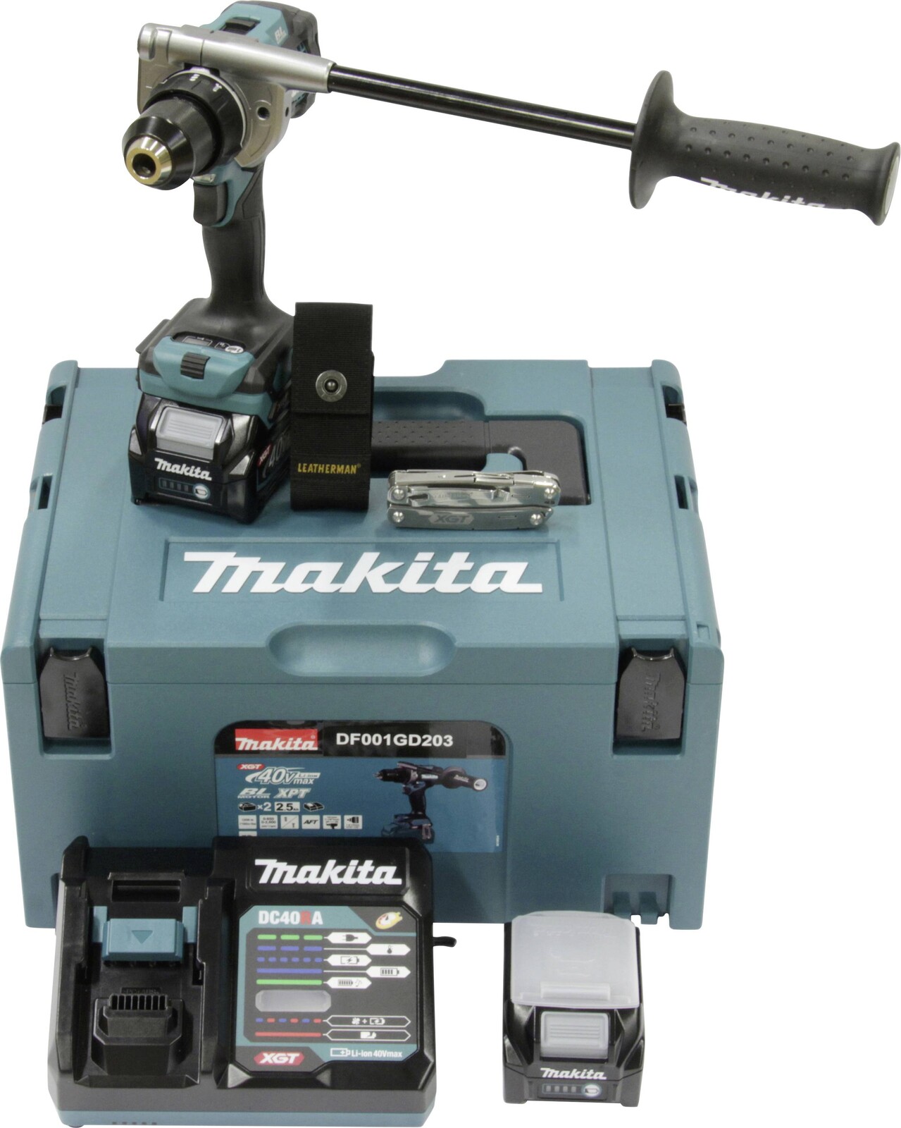 Makita DF001GD203 aku vrtací šroubovák 40 V, bezkartáčové, DF001GD203