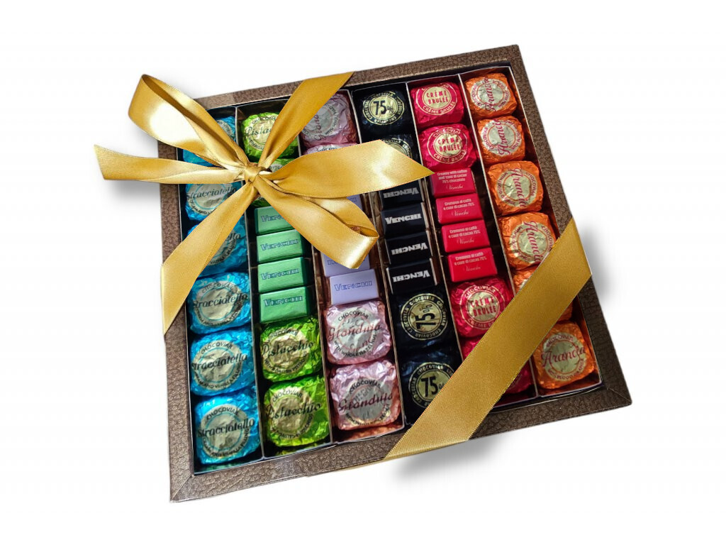 Venchi Chocaviar & Cremino bonboniéra maxi Straciatella 735g